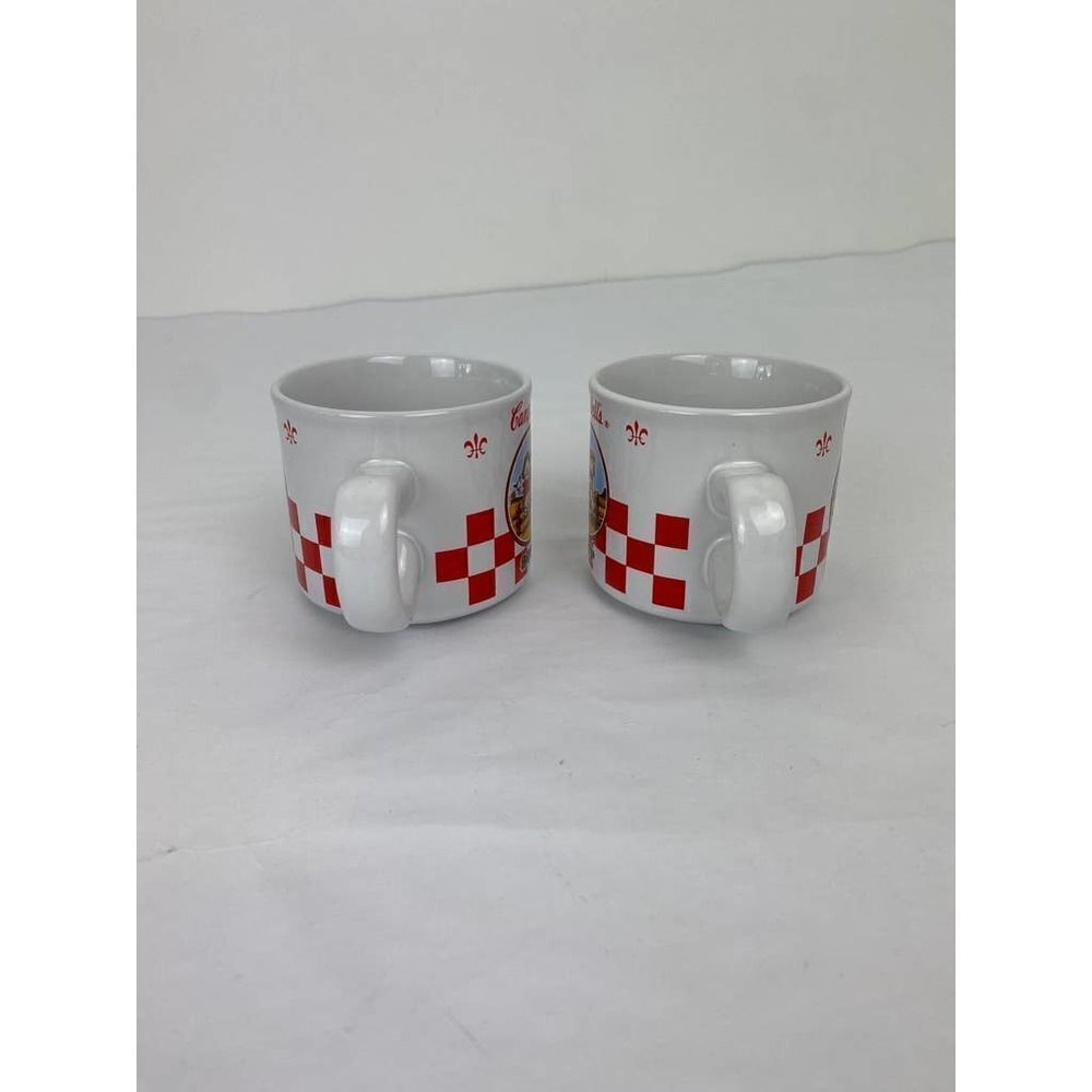 Set of 2 Vintage Campbell's Soup Mugs 2000 Houston Harvest Gift - Picture 2 of 8